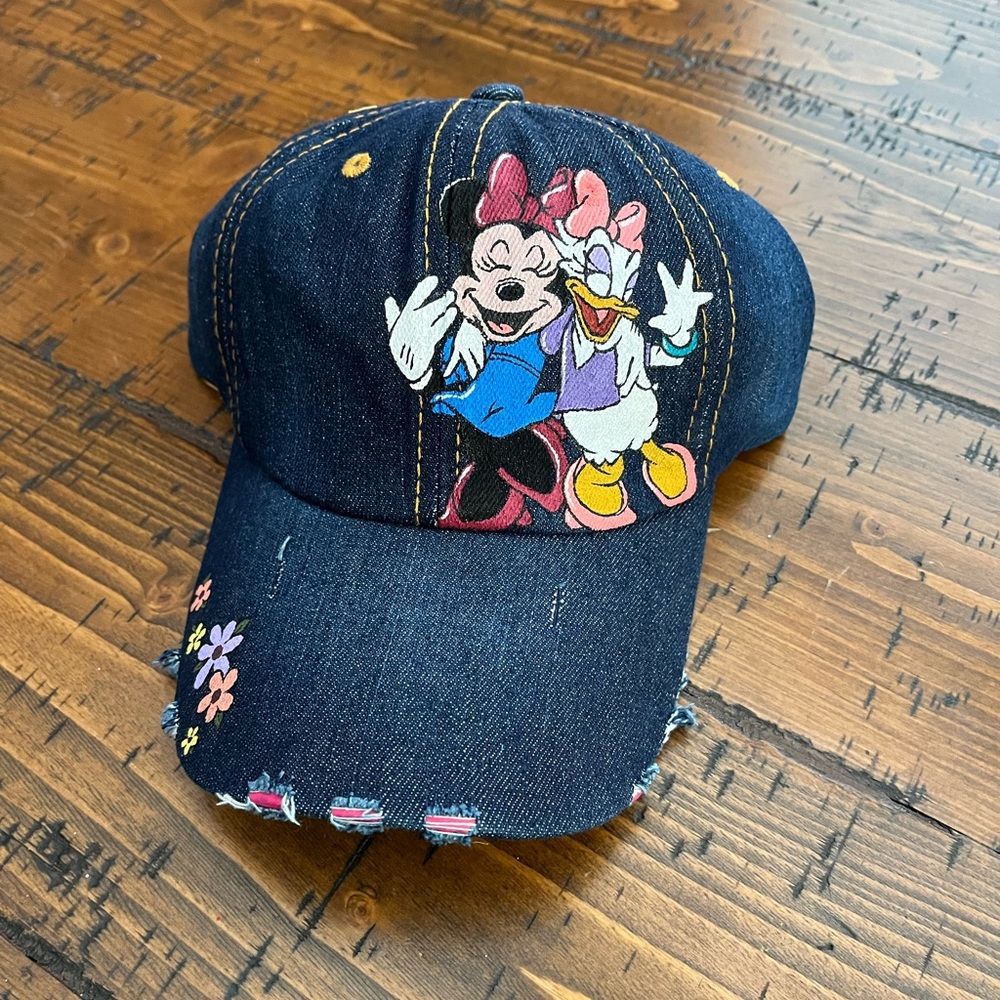 HAND PAINTED One of a kind Cartoon Baseball cap!!  NWT